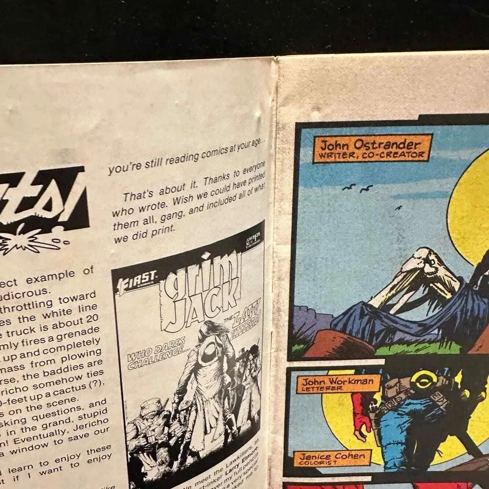 First Comics‎ Grim Jack 10 Comic Book Michael Moorcock Elric Limited Series